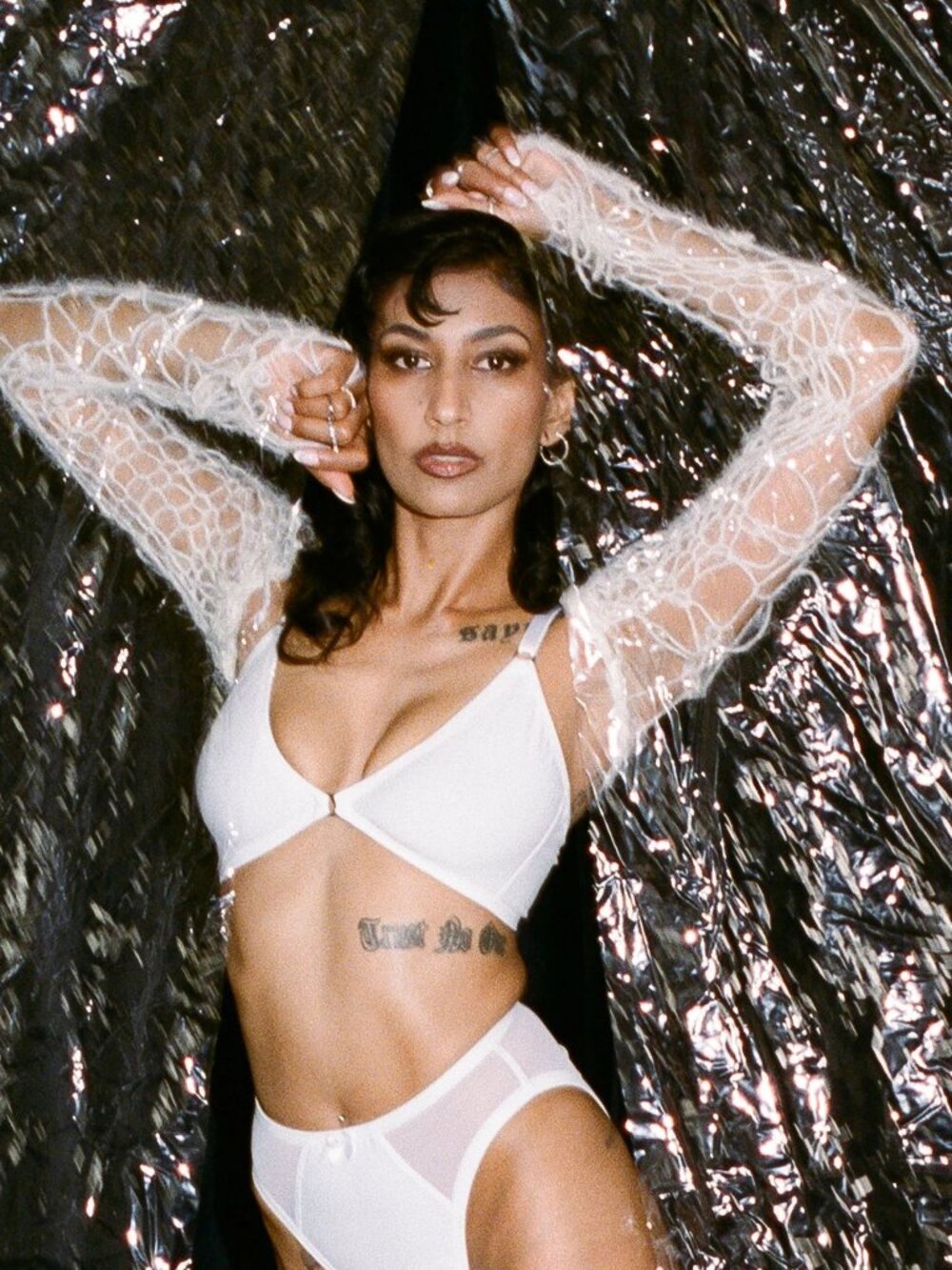 Bully Boy Cotton Lily Bra in Black